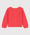 Cardigan en coton enfant fille orange JUPITER