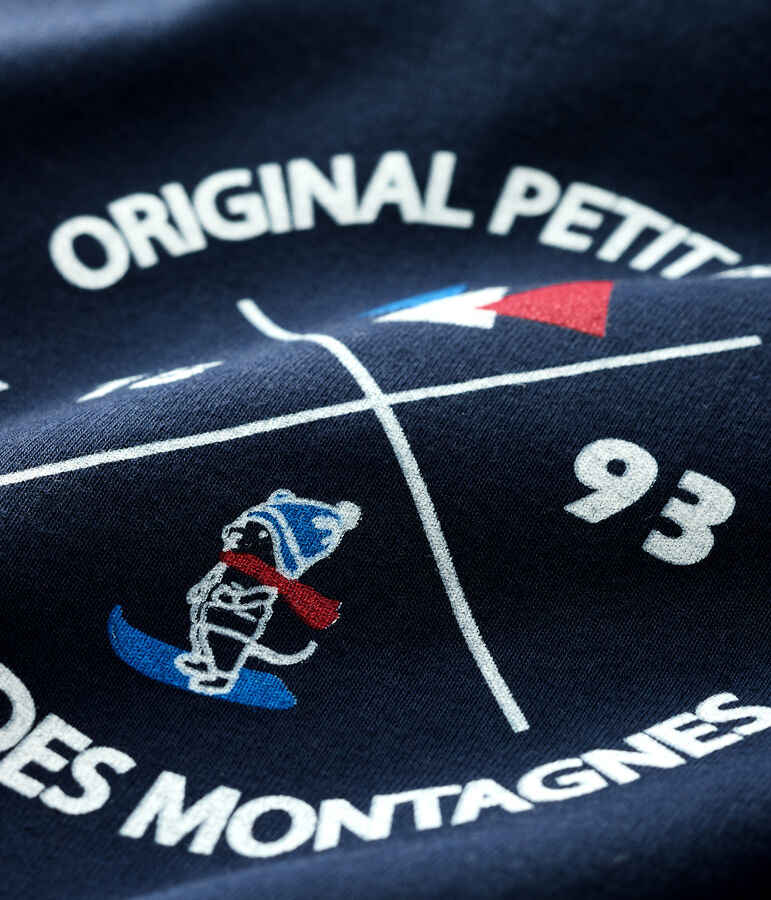 Tee-shirt b&eacute;b&eacute; gar&ccedil;on bleu SMOKING