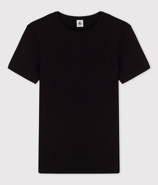 Tee-shirt L'ICONIQUE cocotte en coton bio Femme noir NOIR