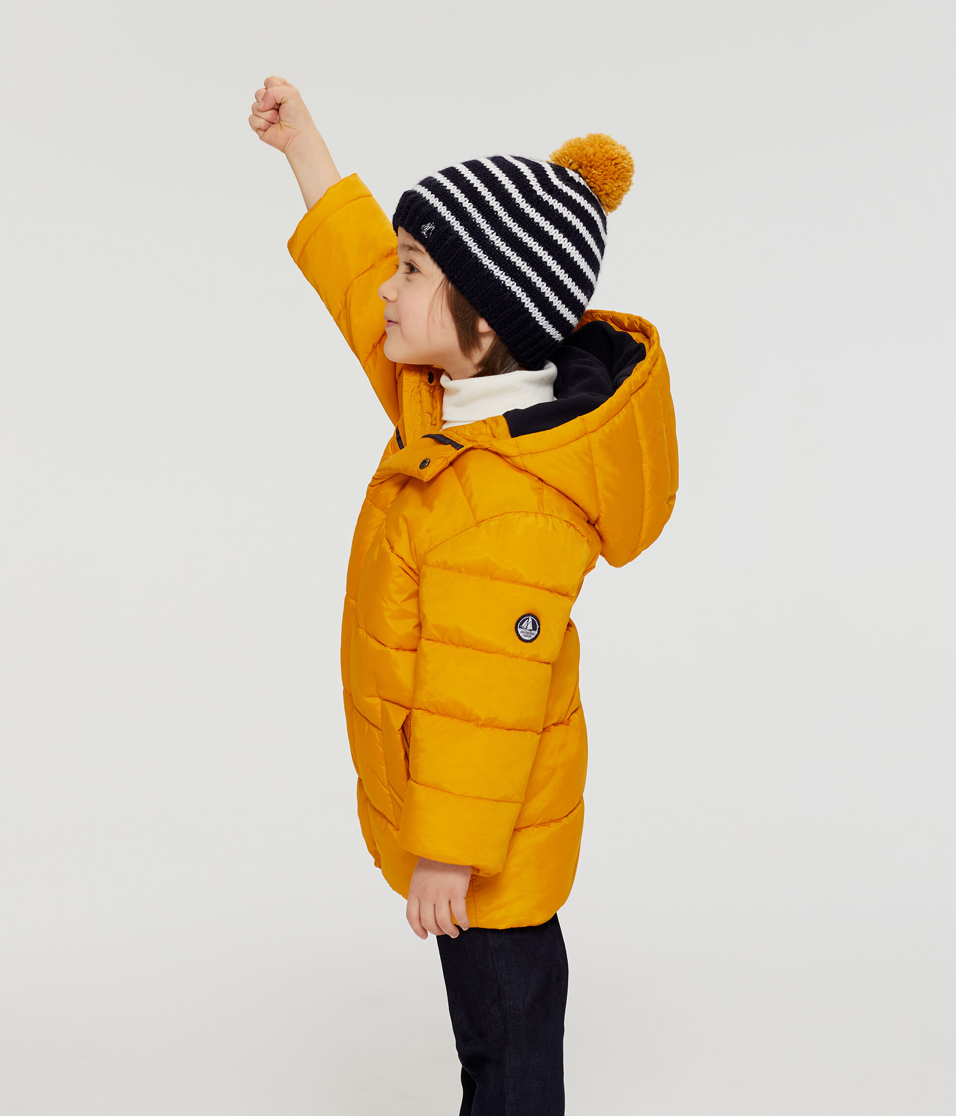 doudoune garcon jaune