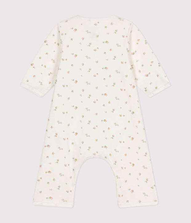 Bodyjama sans pieds en coton b&eacute;b&eacute; blanc/multicouleur