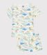 Pyjama short enfant en coton imprimé