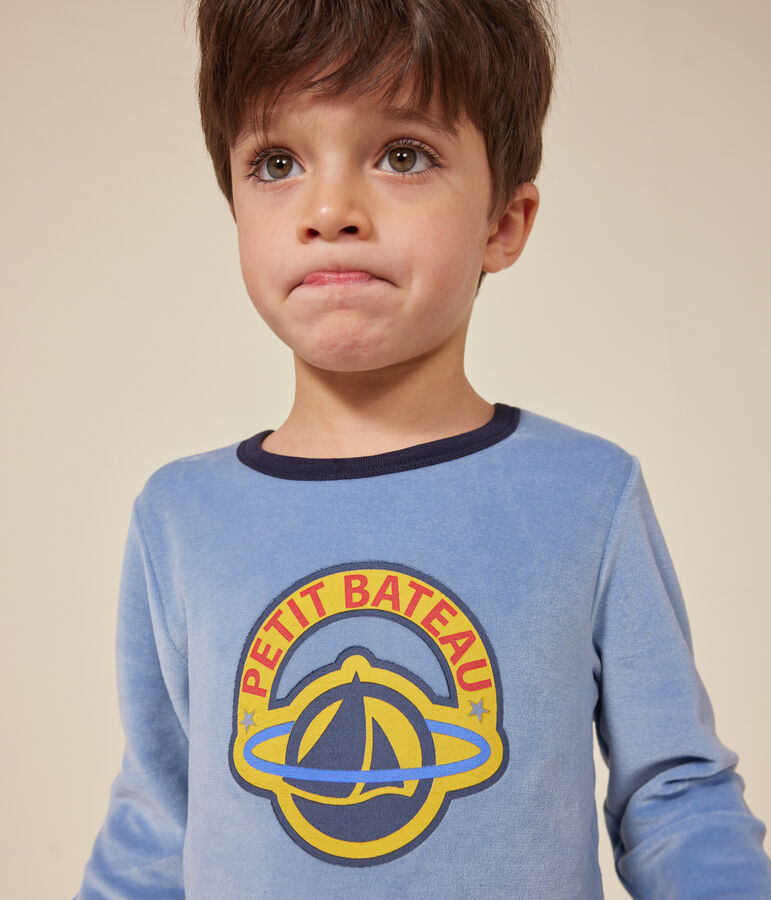 Pyjama uni en velours enfant INCOGNITO/ BEACH