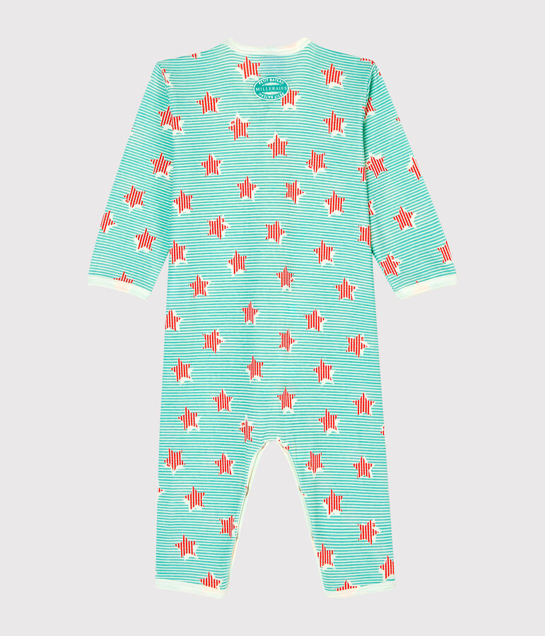 Dors bien sans pieds b&eacute;b&eacute; en c&ocirc;te blanc MARSHMALLOW/blanc MULTICO