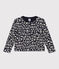 Cardigan imprimé en tubique matelassé enfant fille bleu SMOKING/ AVALANCHE
