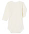 Body manches longues bébé fille blanc MARSHMALLOW/rose CHARME