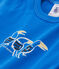 Tee-shirt uni bébé garçon bleu DELFT