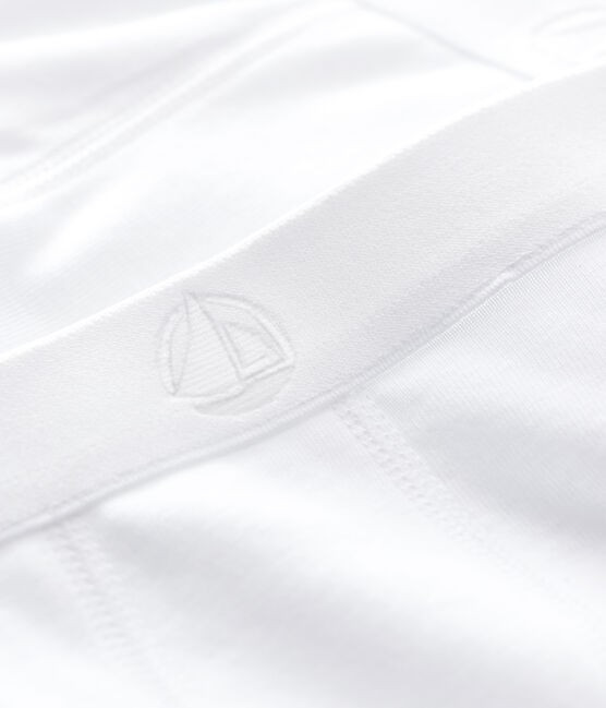 Lot de 2 boxers blancs petit garçon variante 1