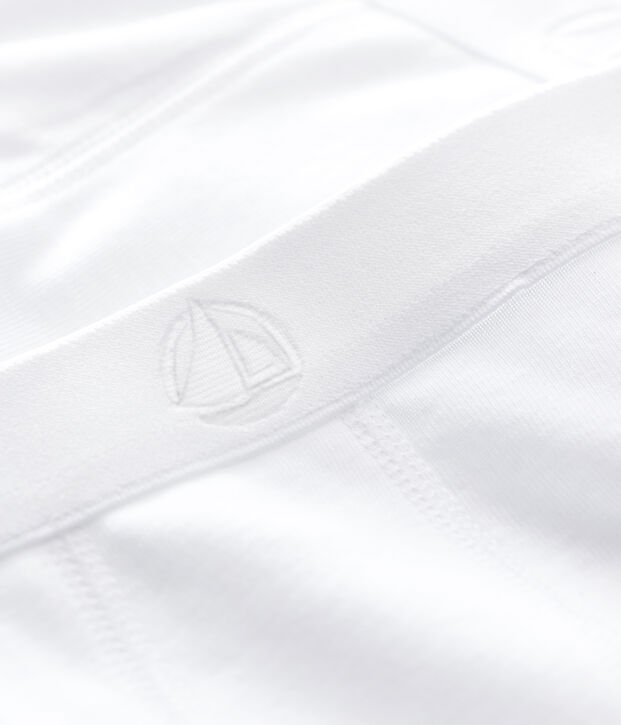 Lot de 2 boxers blancs petit gar&ccedil;on multicouleur