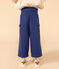 Pantalon large en lyocel enfant fille bleu INCOGNITO