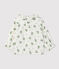 Blouse imprimé fleuri en gaze de coton bio bébé blanc MARSHMALLOW/blanc MULTICO