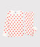 Pyjama imprimé graphique en coton enfant blanc MARSHMALLOW/ SPICY