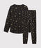 Pyjama petite fille en côte gris CAPECOD/jaune OR