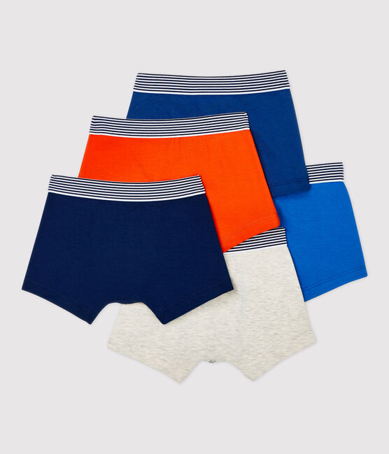 Lot de 5 boxers thème Paris petit garçon en coton variante 1