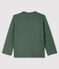 Tee-shirt manches longues en coton bébé garçon vert VALLEE