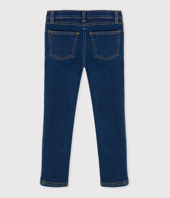 Pantalon slim en denim enfant fille bleu DENIM BRUT