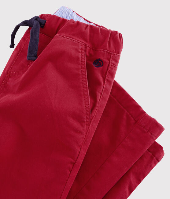 Pantalon chaud enfant garçon rouge TERKUIT
