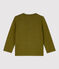 Tee-shirt en coton bébé vert MILITARY