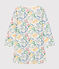 Chemise de nuit en coton motif fleurs enfant blanc MARSHMALLOW/blanc MULTICO