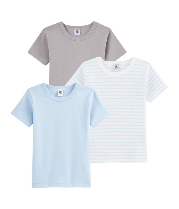 Lot de 3 tee-shirts petit gar&ccedil;on multicouleur
