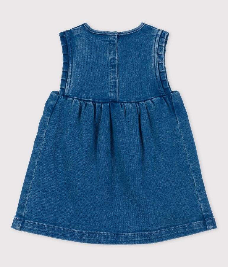 Robe en denim &eacute;coreponsable b&eacute;b&eacute; bleu BLEU DELAVE