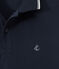 Polo manches courtes homme bleu SMOKING