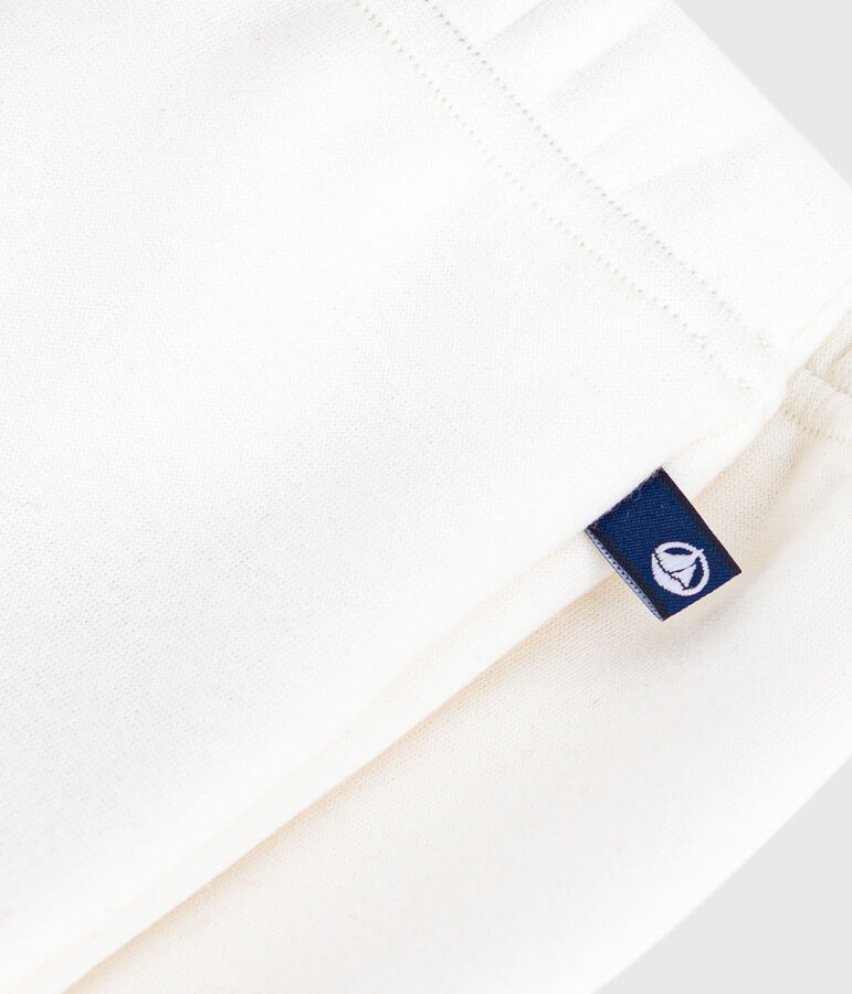 Pantalon b&eacute;b&eacute; en coton uni &eacute;cru MILK