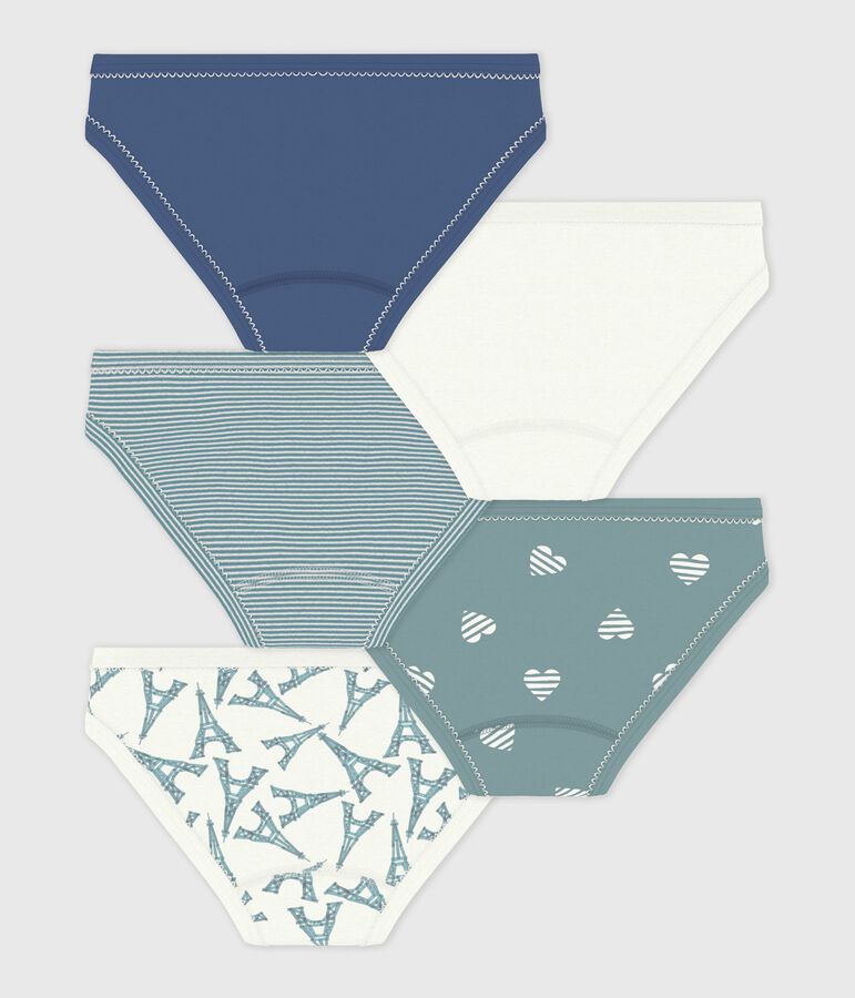 Lot de culottes enfant en coton imprim&eacute; variante 1