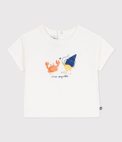 Tee-shirt b&eacute;b&eacute; en coton &agrave; manches courtes, motif mouette