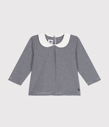 Blouse avec col en coton bébé
