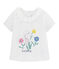 Tee-shirt uni bébé fille blanc MARSHMALLOW/blanc MULTICO