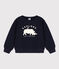 Sweatshirt en molleton enfant garçon bleu SMOKING