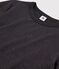 T-shirt iconique col rond Femme noir NOIR/ ARGENT