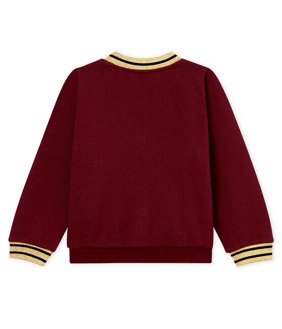 Cardigan en molleton violet OGRE