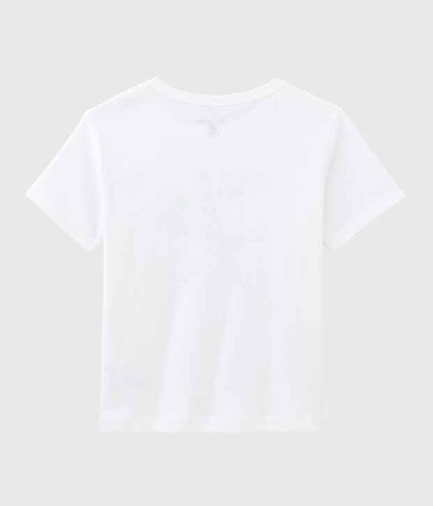 Tee shirt Serge Bloch enfant blanc