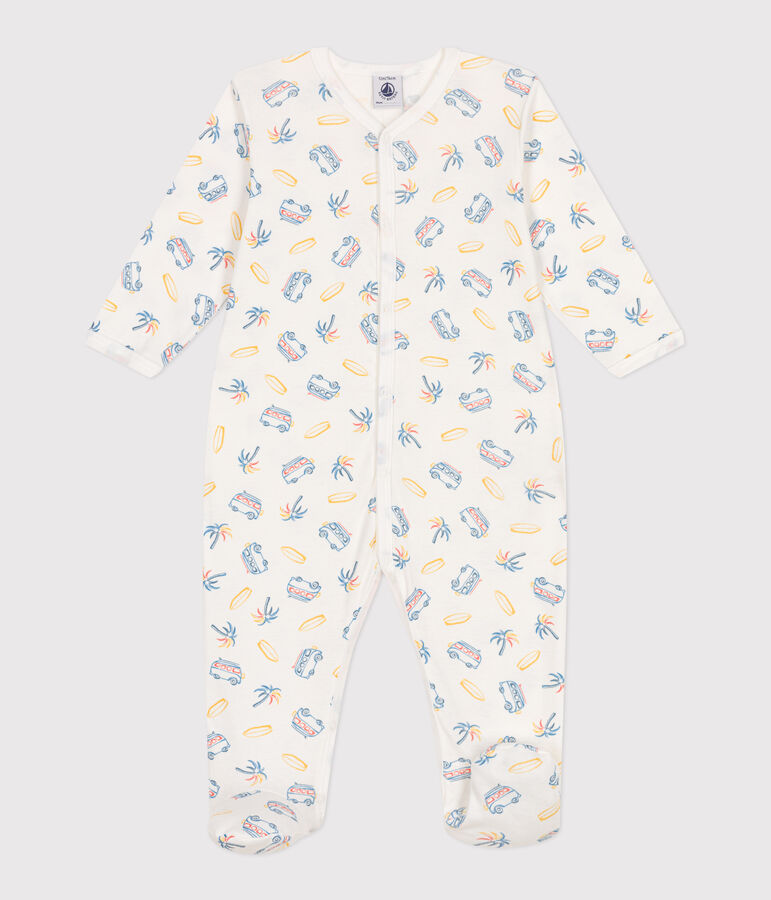 Pyjama b&eacute;b&eacute; en coton vans blanc MARSHMALLOW/blanc MULTICO