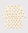 Robe manches longues en tubique matelassé imprimé bébé blanc AVALANCHE/ MULTICO