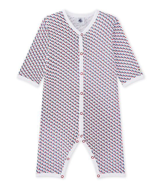 Dors Bien Sans Pieds Bebe Garcon Ecume Multico Petit Bateau