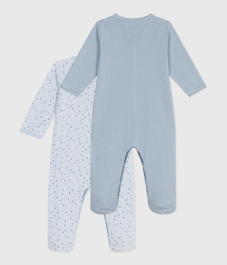 Lot de pyjamas b&eacute;b&eacute; en coton imprim&eacute; variante 1