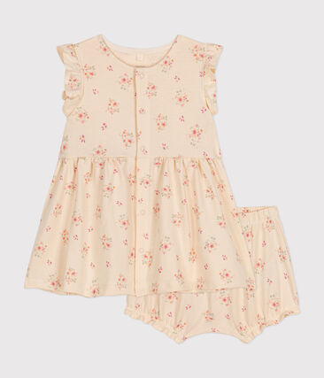 Robe et bloomer en jersey léger bébé