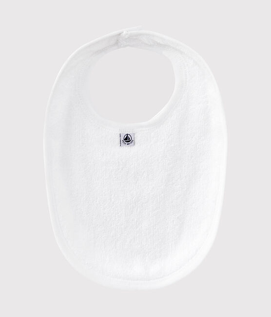 Bavoir bébé fille doublé rose VIENNE/blanc ECUME