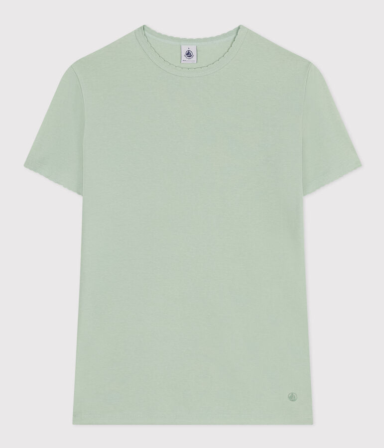 Tee-shirt L'ICONIQUE cocotte en coton Femme vert HERBIER