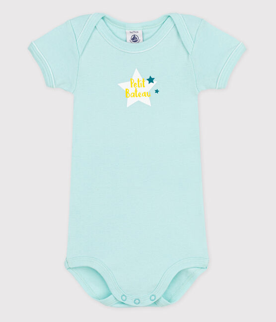 Body manches courtes bébé bleu VERGLAS