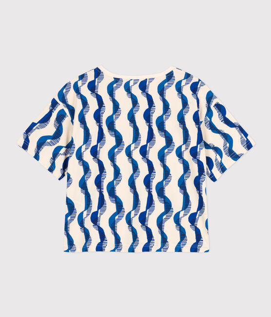 T-shirt LE BOXY imprimé en coton Femme blanc AVALANCHE/ MULTICO