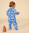 Pyjama zippé en coton bébé FUJI/ MARSHMALLOW