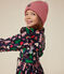 Robe manches longues en flanelle enfant fille bleu/multicouleur