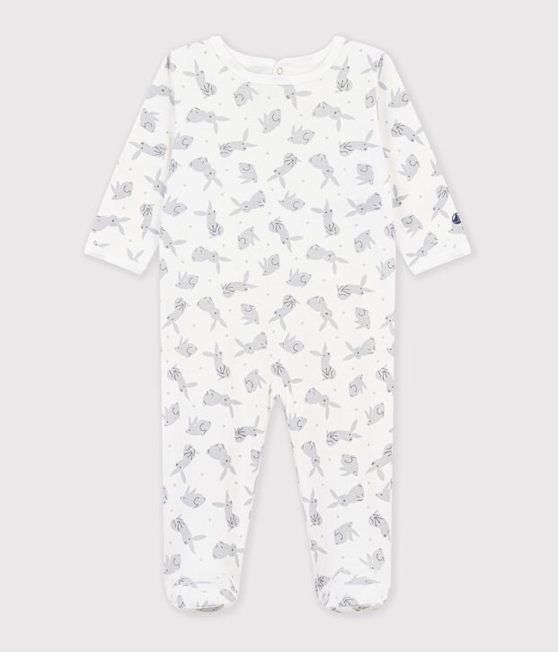 Dors bien en coton blanc/multicouleur