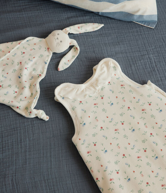Gigoteuse bébé en coton imprimé fruits TOG 2 blanc MARSHMALLOW/blanc MULTICO