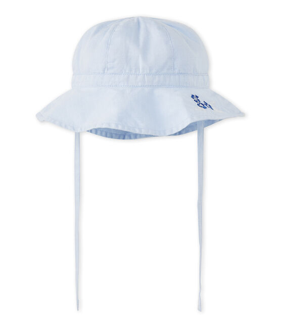 Chapeau bébé fille uni bleu Bleu