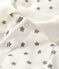 Body col polo imprimé bébé garçon blanc MARSHMALLOW/gris GRIS